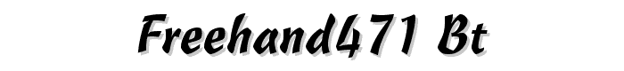 Freehand471 BT font
