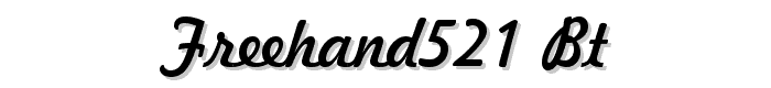 Freehand521%20BT font
