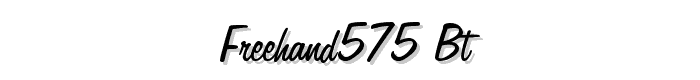 Freehand575%20BT font