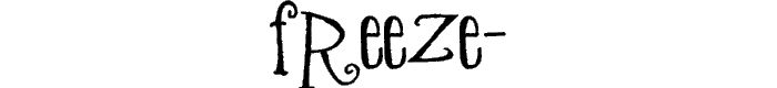 Freeze%20 font