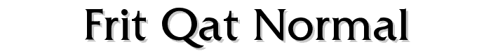 Frit%20Qat%20Normal font