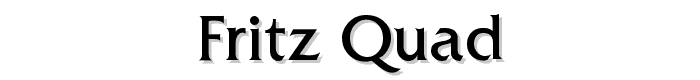 Fritz-Quad font