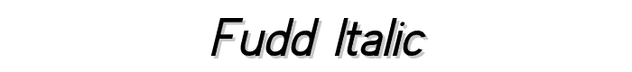 Fudd%20Italic font