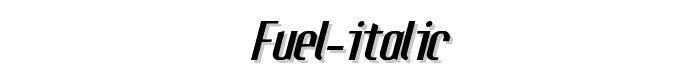 Fuel Italic font