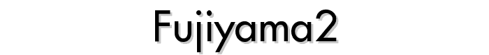 Fujiyama2 font