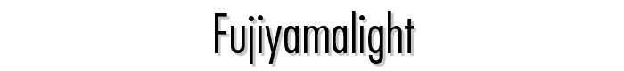 FujiyamaLight font