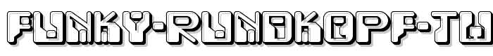 Funky Rundkopf Two NF font