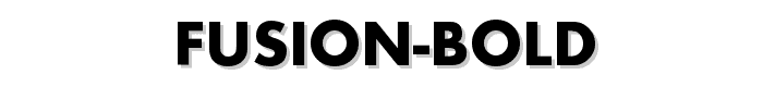 Fusion-Bold font