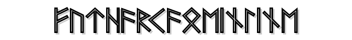 Futhark AOE Inline font