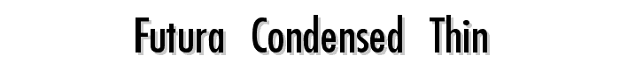 Futura-Condensed-Thin font