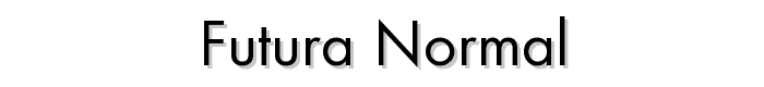 Futura-Normal font