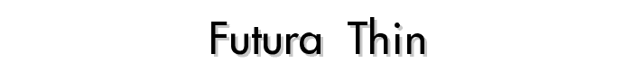 Futura-Thin font