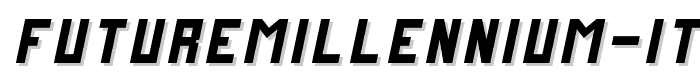 FutureMillennium Italic font