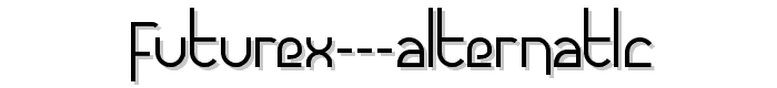 Futurex  AlternatLC font