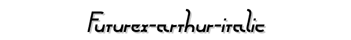 Futurex%20Arthur%20Italic font