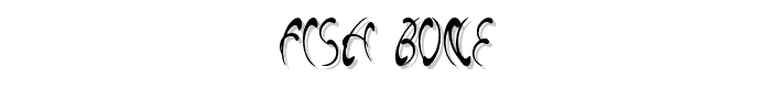 fish%20bone font