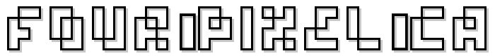 four%20pixel%20caps%20outline font