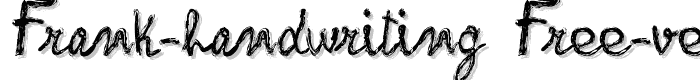 frank-handwriting_free-version font