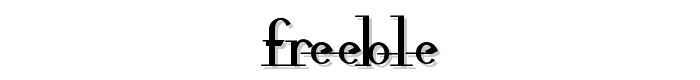 freeble font