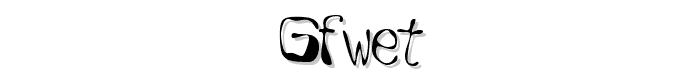 GFWet font