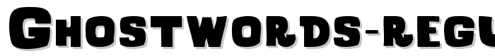 GHOSTWORDS-Regular font