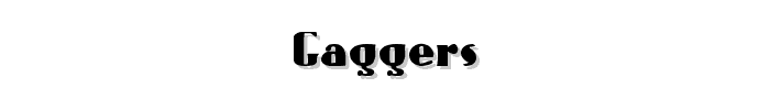 Gaggers font