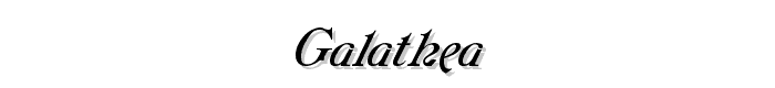 Galathea font
