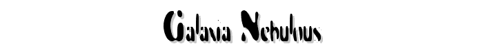 Galaxia%20Nebulous font