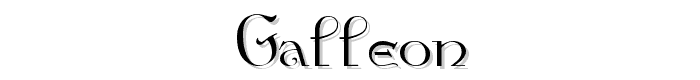 Galleon font
