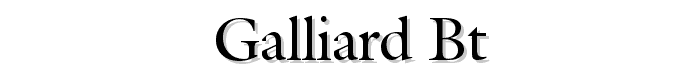 Galliard%20BT font