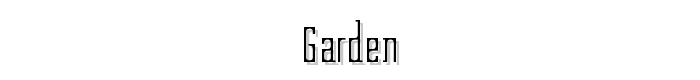 Garden font