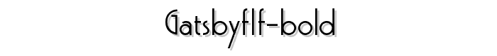 GatsbyFLF-Bold font