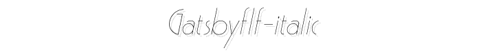 GatsbyFLF-Italic font