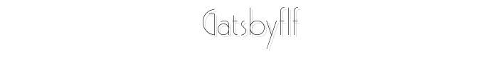 GatsbyFLF font