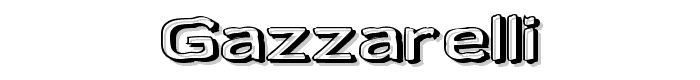 Gazzarelli font