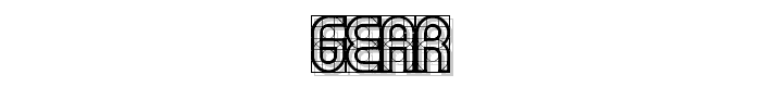 Gear font