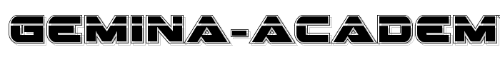 Gemina Academy Laser Regular font