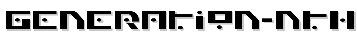 Generation Nth Expanded font