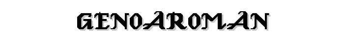 GenoaRoman font