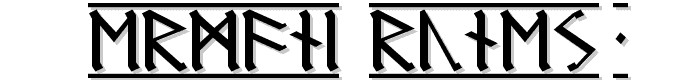 Germanic Runes 1 font