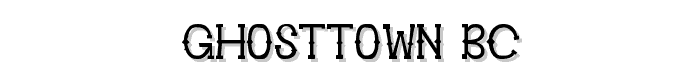 Ghosttown%20BC font