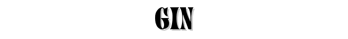 Gin font