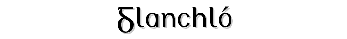 Glanchl%C3%B3 font