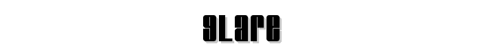 Glare font