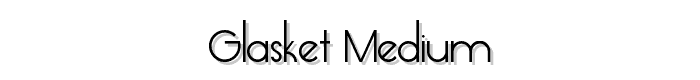 Glasket%20Medium font