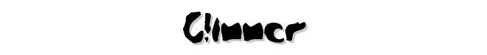 Voorbeeld van de Glimmer font