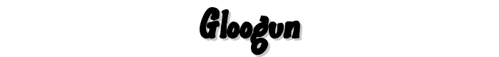 GlooGun font