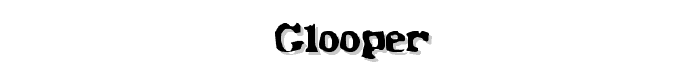 Glooper font