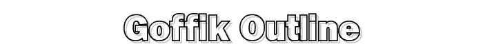 Goffik-Outline font