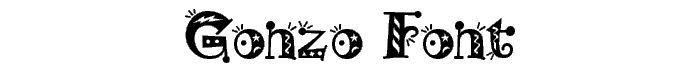 Gonzo font